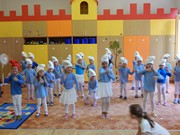 Šmoulové - závěrečné vystoupení 2017